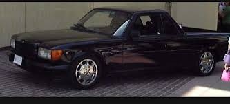 One Of One Mercedes Version Of The El Camino Ranchero Style Truck Spectacular Money Pit Prototype Off A Mercedes 450 Sel Sed Merc Benz Mercedes Flower Car