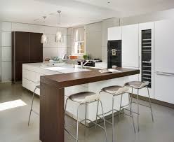 This would be in an open concept or partially open concept kitchen with dining space. Home Architec Ideas Kitchen Design With Bar Table