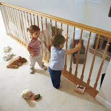 Clear Banister Guard Kit For Kids Safety And 15 Ft Roll Kit From One Step Ahead Baby Proofing Baby Gates Child Safety