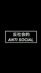 Inilah desain gambar tato tulisan populer tahun 2017 youtube. Wallpaper Antisocial Black Tumblr Aesthetic Iphone Wallpaper Vintage Dark Wallpaper Iphone Black Aesthetic Wallpaper