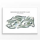 Birmingham Country Club, MI Golf Course Map, Home Decor, Golfer ...