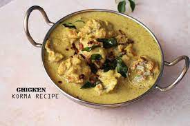 Today I Am Going To Share You The Recipe Of Chicken Korma Which Is A Traditional South Indian Dish Since C Chicken Korma Chicken Recipes Indian Food Recipes