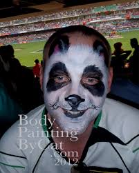 My 1st panda rugby bpc – Body Painting by Cat