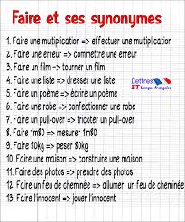 Un refus, c'est « le fait de refuser », mais refuser, ce n'est pas « opposer un refus », c'est « ne pas accepter ». Liste Des Synonymes Du Verbe Faire