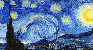 Connecting earth and sky is the flamelike this morning star, or venus, may be the large white star just left of center in the starry night. Noche Estrellada 1889 1890 Starry Night Van Gogh Starry Night Wallpaper Van Gogh Art