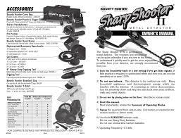 Download bounty hunter metal detector sharp shooter ii free pdf owner's manual, and get more bounty hunter sharp in case you failed to obtain relevant information in this document, please, look through related operating manuals and user instructions for bounty hunter sharp shooter ii. Bounty Hunter Sharpshooter Ii Owner S Manual Pdf Download Manualslib