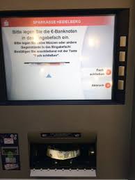 Daher ist es sinnvoll, dieses vorher bei der entsprechenden bank zu erfragen. Gibt Es Einen Einzahlungsautomat Sparkasse Heidelberg Facebook