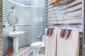 Buy art metal wall hangings and get the best deals at the lowest prices on ebay! Best 10 Modern Bathroom Metal Walls Design Photos And Ideas Dwell