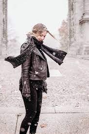 Allblack Blogger Style Winter Jacket Outfit Women Winter Fashion