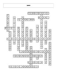 25 Top Disney Movies Crossword With Key By Maura Derrick Neill