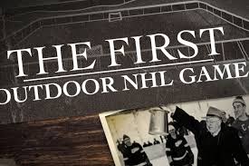 The First Outdoor Nhl Game Pitted The Red Wings Against A Team Of Prisoners All Sports Games And Sports Hd Streaming Channels Wi Nhl Games Sports Story Nhl