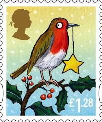 Leena The Postationist Elf Watches As The Children Of Britain Hang Their Stockings By The Fireplace Or A Pillowcase At The Postage Stamp Art Royal Mail Stamps