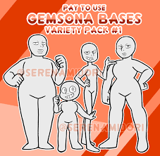 P2u Gemsona Bases Variety Pack 1 By Serenamidori On Deviantart Steven Universe Quotes Steven Universe Drawing Steven Universe Characters