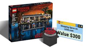 Wall art, canvas prints & posters. Lego Ideas Iconically Stranger Things