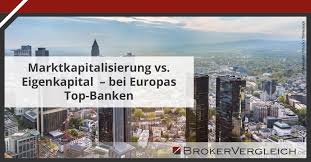 Die banken betonen, dass für die kreditvergabe schlussendlich die fähigkeit, einen kredit bedienen bzw. Marktkapitalisierung Vs Eigenkapital Bei Europas Top Banken
