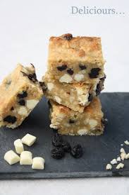 Deliciours Blondie Aux Myrtilles Sechees Eclats D Amande Pepites De Chocolat Blanc Pepites De Chocolat Blanc Pepite Chocolat Alimentation