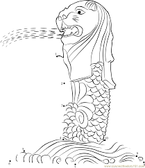 All dogs go to heaven. Singapore Merlion Coloring Page National Symbols Santa Coloring Pages Dog Coloring Page