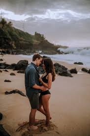 Waimea Bay Couples Session Oahu Hawaii Anela Benavides Waimea Bay Hawaii Engagement Photography Waimea