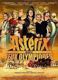 Album de bd italophone relié à couverture cartonnée rigide grand format de 2008/1972/1968 présentant traduction de la douzième aventure des célèbres héros de goscinny et uderzo: Asterix At The Olympic Games Film Wikipedia