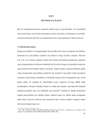 Untuk mendapatkan data yang baik ini, kaedah penyelidikan kajian tersebut. Bab 3 Metodologi Kajian