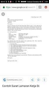 Sebelum lanjut, baca artikel surat lamaran pekerjaan pakai bahasa inggris. Contoh Surat Lamaran Pekerjaan Dalam Bahasa Inggris Beserta Iklannya Brainly Id Lif Co Id