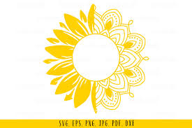 Free Free 88 Mandala Sunflower Svg Black And White SVG PNG EPS DXF File