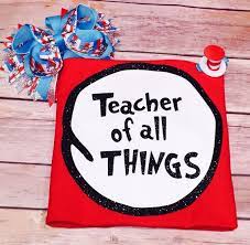 Teacher Of All Things Dr Seuss Teacher Gift Dr Seuss Teacher Teacher Shirt Designs Seuss Classroom
