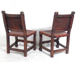 Home / furniture by room / dining room / dining chairs. Set Of Four Mexican Leather Dining Chairs For Sale At 1stdibs