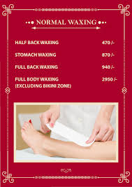Permanent hair removal used to be an option that mostly was used by women, but more and more men are before you go through with permanent hair removal, you should try using a cream or gel to remove the hair. Waxing Price List Jawed Habib Hazratganj Lucknow
