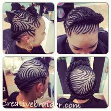 Great Protective Hairstyle Naturalhair Cornrows Protectivestyle Freestyle Crown Braids Design Fishbones Twist Tw Natural Hair Styles Hair Styles Hair