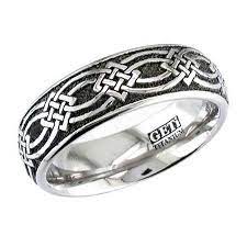 Titanium Celtic Weave Wedding Ring In A Choice Of Width And Finish Comfort Fit Made In The Uk By G Celtic Knot Wedding Ring Celtic Rings Celtic Wedding Rings