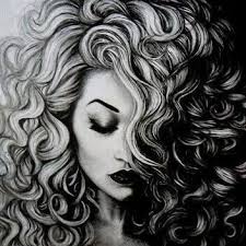 Pin De Lily Em Drawing Inspiration Desenho De Cabelo Cabelo Desenho Mulher Arte
