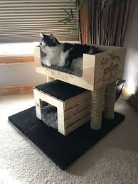 Ev Yapimi Kedi Yatak Ve Oyuncaklari Dubleks Ev Planlari Yavru Kediler Kedi Hayvan Projeleri