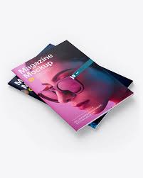 Download Two Matte A4 Magazines Mockup In Stationery Mockups On Yellow Images Object Mockups PSD Mockup Templates