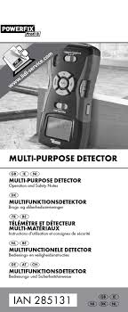 Its really working ,very accurate with studs,metal,deep and good with ac. Powerfix Profi 285131 Operation And Safety Notes Pdf Download Manualslib
