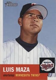 2002 Topps Heritage #442 Luis Maza SP Minnesota Twins