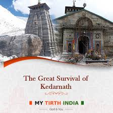 The main murti in the form of shivling is visible due to the bilva leaves that were offered on it before the flash flood. The Survival Story Of Kedarnath Temple From The Snow And Flood