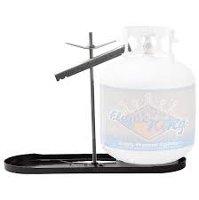 Travel trailer propane tank holder. Amazon Com Flame King Dual Rv Propane Tank Cylinder Rack For Rvs And Trailers For 20lb Tanks Kt20mnt Tanks Not Included Automotive