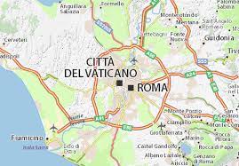 Peter's basilica and the palace of the vatican. Michelin Landkarte Vatikanstadt Stadtplan Vatikanstadt Viamichelin