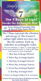 The 7 Rays Of Light Simply Sacred Oils