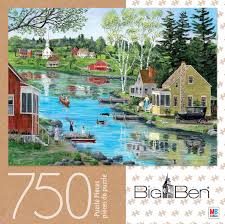 Contact us by any means below: Big Ben 750 Piece Adult Jigsaw Puzzle Glass Lake Toys R Us Canada