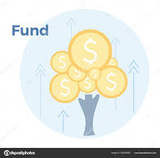 fundraising vector flat illustration money tree income