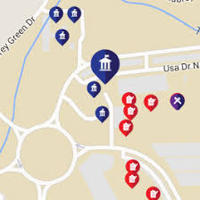 Map of colleges and universities in alabama. University Of South Alabama Campus Map