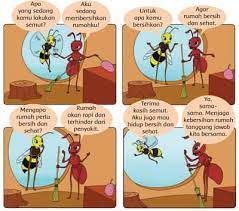 Contoh gambar kartun lebah gambarkartun.netlify.app. Apa Isi Percakapan Lebah Dan Semut Di Atas Apa Yang Kamu Simpulkan