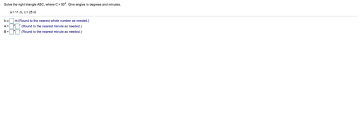 A right triangle has side lengths ac = 7 inches, bc = 24 inches, and ab = 25 inches. Answered Solve The Right Triangle Abc Where C Bartleby