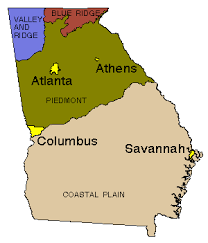 Geologic Map Of Georgia U S State Georgia Map Georgia Us Geology