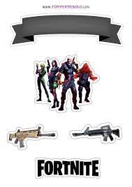 Topo De Bolo Fortnite Birthday Cake Topper Printable Birthday Cake Toppers Children Illustration