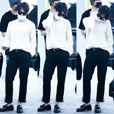 Black And White Fashion Bts Jimin S Black White Fashion Will Make All The Other Colors Seem Pointless Koreaboo Black White Fashion White Fashion Black White Outfit