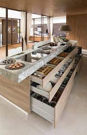 Ultramoderne Kuche Mit Kochinsel Tolle Ausstattung Luxury Kitchen Decor Modern Kitchen Design Interior Design Kitchen Small