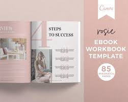 Bagi kamu yang menginginkan versi cetakannya, saat ini tersedia juga di amazon.com. Ebook Template For Canva Workbook Canva Template For Course Etsy In 2020 Workbook Template Ebook Template Ebook Template Design